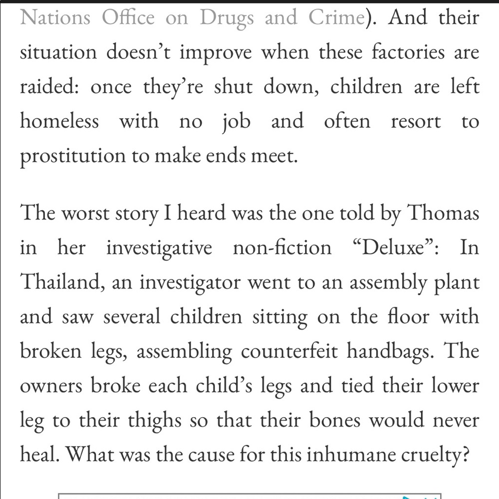 FAKE HANDBAGS HURT REAL PEOPLE - Picture 7 of 10